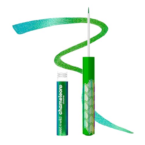 Wet N Wild, Chameleon Chrome Liquid Eyeliner, con Pigmentos de Color Captadores de Luz y Punta de Precisión para Looks Versátiles, Aplicación sin Esfuerzo, Astro Pulse