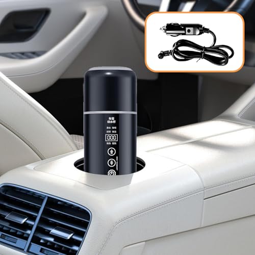 Tetera eléctrica para auto 12V/24V acero inox miniatura 4