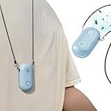 atovio Wearable & Portable Air Purifier, Compact & Personal, TESTED AT IIT KANPUR, MADE IN INDIA, No Filter Required, Removes 99.9% Pollutants-PM0.01, PM2.5, PM10, (Sky Blue)