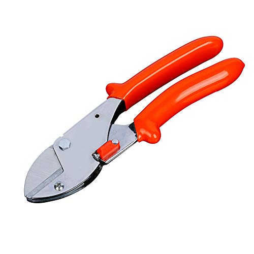 Preisvergleich Produktbild EastMetal Gartenschere Länge 20cm SK5 Werkzeugstahl Ergonomish, Robust, Scharf Rebenschere, für Frische Äste und Zweige (Orange)