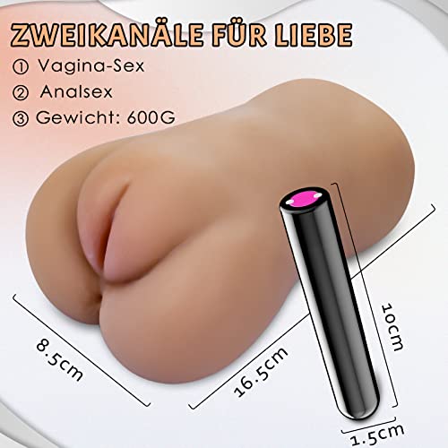 Mikymiky Premium Masturbator für Männer, Realistisches Design mit Mehrschichten-Textur, Hochwertiges TPE für Hautfreundlichkeit, Handliches & Diskretes Entspannungs-Spielzeug