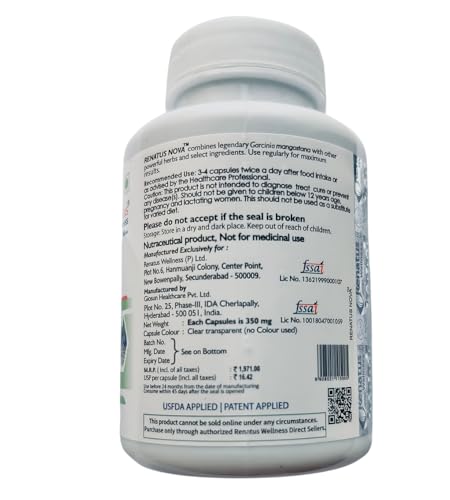 Image of nova capsule 120 ayurvedic with12 natural ingredients (PACK OF 1)