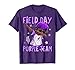 Field Day Purple Team Dab African Black Boy Games Field Trip T-Shirt