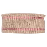 Design élégant à rayures rouges : le motif à rayures rouges apporte une touche d'élégance, idéal pour créer de magnifiques objets artisanaux et rehausser l'esthétique de vos projets, sangles de suspension pour balançoire, sangle tissée