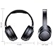 Hybrid Active Noise Cancelling Headphones Wireless, 120Hrs Playtime, 6 ENC Clear Mic, Over Ear Bluetooth Headphones with Hi-Res Audio Comfort Earcup Foldable ANC Headphone for Travel Game Home Office