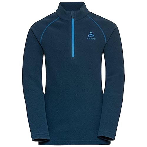Odlo Damen Langarm Shirt mit Reißverschluss RIGI, Blue Wing Teal, L