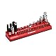 CASOMAN 35-Piece Magnetic Socket Accessory Holder, Magnetic Tool Organizer Tray, Holds Bits, Adapters, Universal Joints,Bit Holders, and Bits
