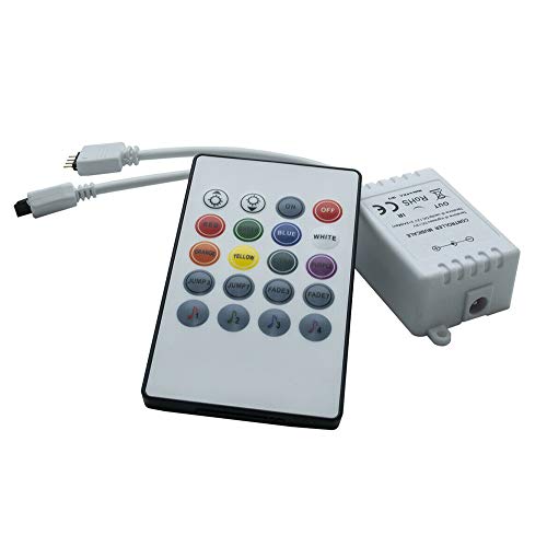 Vetrineinrete® Centralina con telecomando per striscia led smd rgb strip led controller strisce 12v per gestire la luce a distanza illuminazione casa negozio