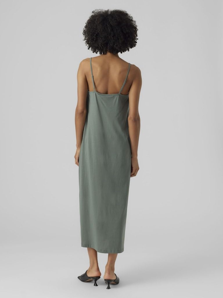 VERO MODA Vmluna-Canotta alla Caviglia Noos Vestito Donna