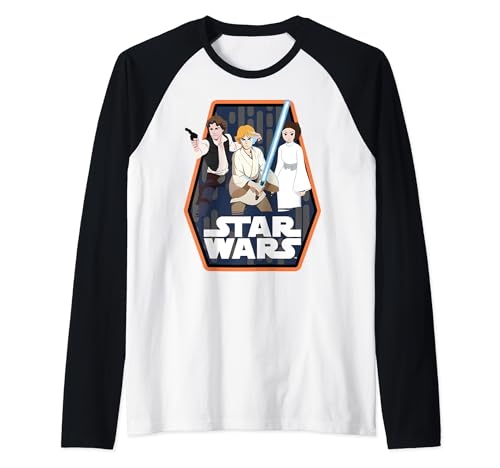 T-shirt Star Wars raglan pour compléter sa collection de fan