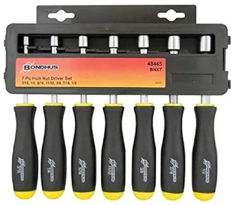 Bondhus 48445 Hollow Shaft Nut Driver 7 Piece