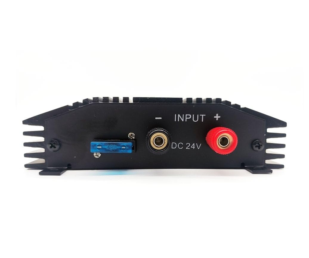 PC-EV-15A Réducteur de Tension DC-DC 24V vers 12V 15A Convertisseur de Puissance Haute Efficacité pour Camions, Bus et Radio CB