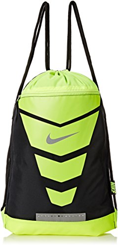 Men's Nike Vapor Gym Sack Black/Volt/Metallic Silver Size One Size