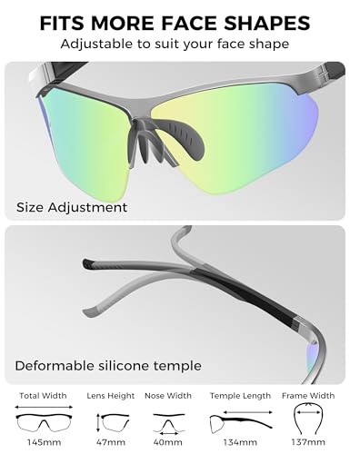 Gafas de sol deportivas para ciclismo y senderismo en rutas de montaña 6