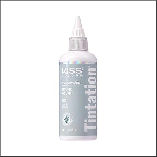 Vista 38 de Kiss Tintation Tratamiento de color semi-permanente para el cabello, 5.0 US fl oz (148 ml), rojo oscuro (Red Velvet)