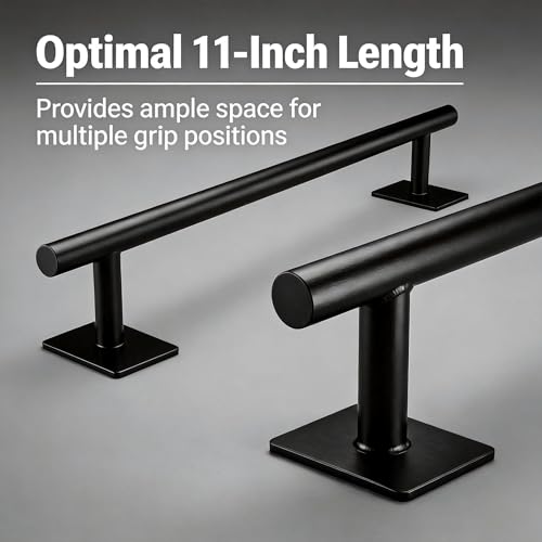 Professional Fingerboard Flat Rail Premium Solid Steel Construction Deck Ramp Skateboard Obstacle Powder Coated Finish Non-Slip Foam Feet Used with Fingerboard Decks Mini Skatepark Accessory Black