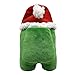 Just Toys LLC Among Us Christmas Plush - Santa Hat