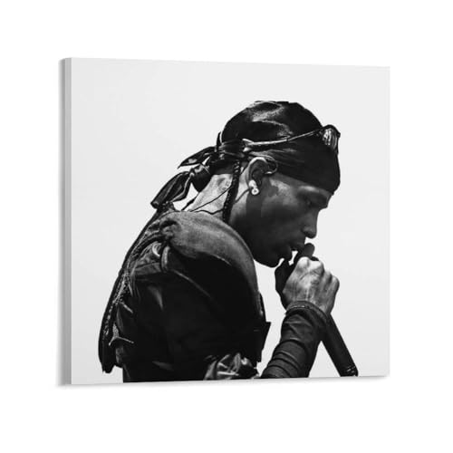 Travis Scott �g�����B�X�E�X�R�b�g �L���ȉ̎� �|�X�^�[ (30) �L�����o�X �|�p �ǃA�[�g �摜 ��� ���� �Q�� ���� �z�[�����[�N16x16inch(40x40cm)