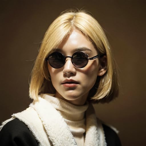 Polarized Steampunk Sunglasses, UV Protection, Metal Frame, Outdoor Circle Shades - Image 4