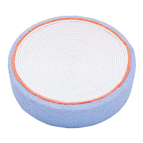 Tábua de arranhar para gatos | Sisal Scratcher Mat Round Cat Toy - Almofada resistente ao desgaste e