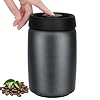 VINATO Bote de Café Hermético de Acero Inoxidable 1.2L – Recipiente al Vacío para Café, Té o Alimentos,Bote Cafe