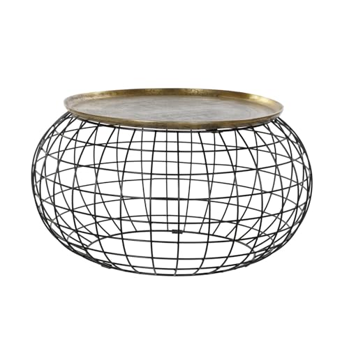 Side Table Aluminium 80X80X44 Gold