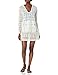 Coastal Blue Women's Swimwear Crochet Hooded Cover Up