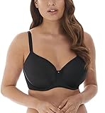 Fantasie womens Aura Moulded Underwire Seamless T-Shirt Bra , black , 34FF
