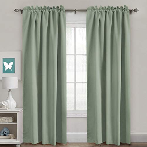 H.Versailtex PART-P2HVBSOLIDBT-5284C32 Blackout Curtains Thermal Insulated Window Treatment Panels Room Darkening Blackout Drapes thumb #1