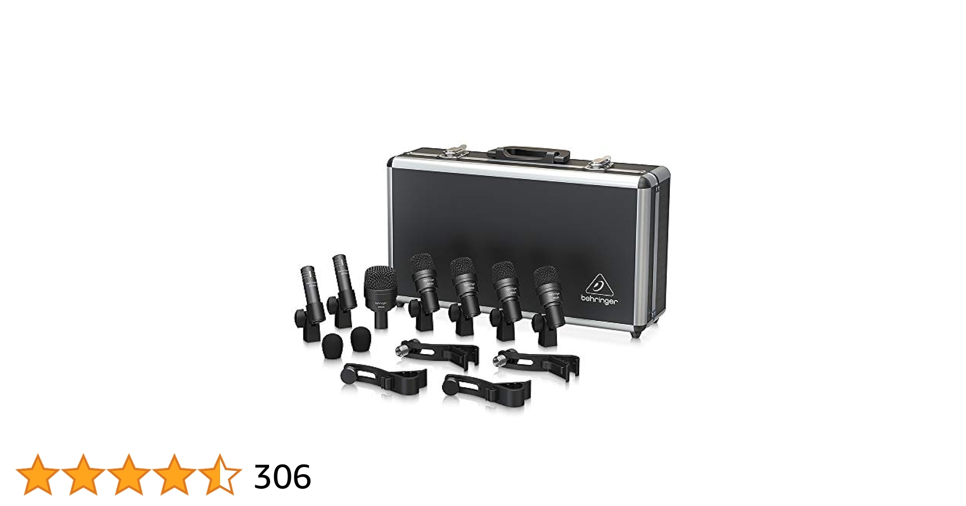 【極美品】Behringer BC1200 ドラムマイクセット Amazon.com: Behringer BC1200 Professional 7-Piece Drum