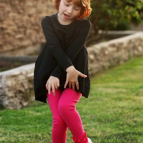 City Threads Sharkbite Girls Long Sleeve Tshirt Dress - Modern Stylish Tunic Top, 100% Natural Cotton Made in USA4