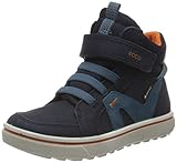 ecco first 27 Sohle: Gummi Ecco Jungen GLYDER Hohe Sneaker, Blau (Night Sky/Indian Teal 51787), 27 EU