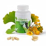 EDOSO® Ginkgo Biloba 120 mg | 120 Kapseln Hochdosiert | 50:1 Ginkgo-Biloba-Blätter-Trockenextrakt | Bei Vergesslichkeit im Alter oder leichter Demenz