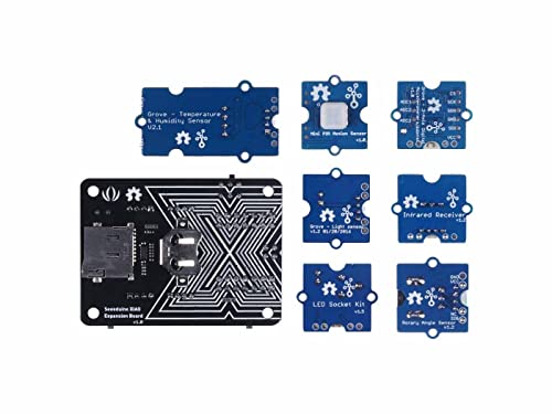 Seeed Studio Xiao Starter Kit - All Seeed Studio Xiao Series Development Boards Supported, Xiao Series Expansion Board, 9 Grove Modules, Presented With Xiao Courses For Beginner. #TOP2