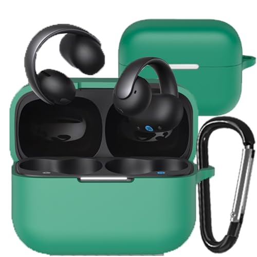 INIAYOH For Anker Soundcore AeroClip �ی�P�[�X Anker Soundcore AeroClip �P�[�X �J���r�i�t�� �ϏՌ� �����^ �h���h�o �[�d�\ �����h�~�i�O���[���j