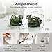Funny Frog Toilet Bolt Covers - Ceramic Bathroom Decoration, Tool-Free Covers for Toilet Seat Upgrade, 2.17 Inch Base Fits Standard Bolts (A-2Pcs)