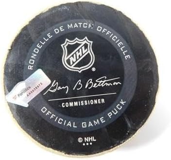 2019 Arizona Coyotes vs. Los Angeles Kings Game Used Puck 9-17-19#AA0038973 - NHL Unsigned Game Used Pucks