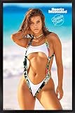 Trends International Sports Illustrated: Swimsuit Edition - Barbara Palvin 18 Wall Poster, 22.4L x 14.7W, Black Framed Version