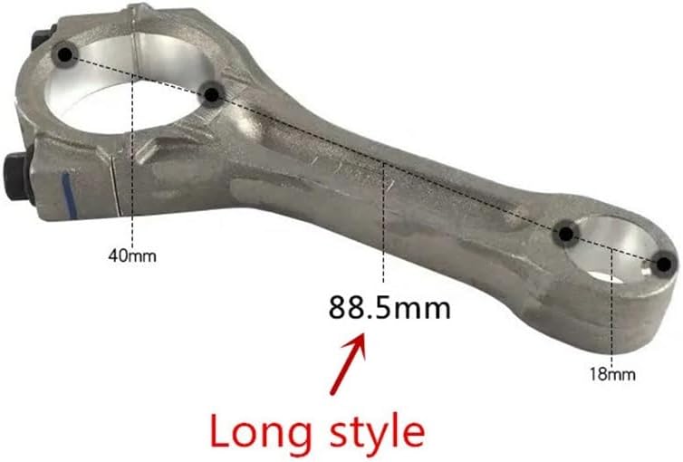 GX620 Connection Rod Compatible with GX620 Engine Generator Cultivator Snowsweeper Chipper 4 Stroke Engine Connecting Rod Parts Repair Parts(Long Style)
