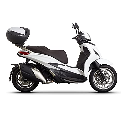 Fissaggi per montare una valigia superiore alla moto.