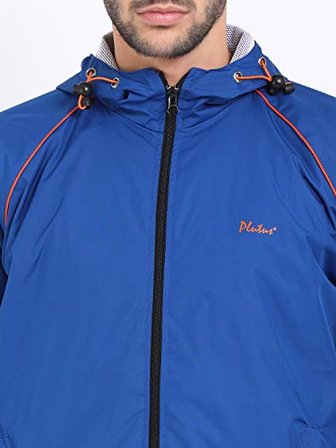 Image of Plutus Windcheater For Men Lightweight Regular Fit Jacket For Men Nylon Wind Cheaters For Men Track Jackets For Men Casual Wear Multipurpose Stylish