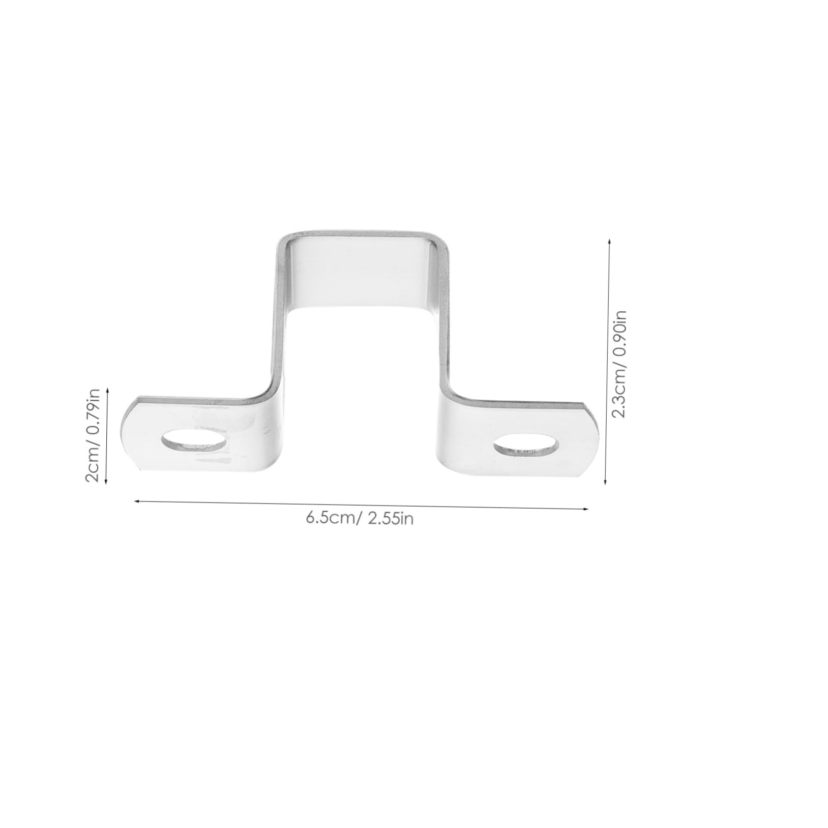 ARTIBETTER 6pcs u Brackets Stainless Steel Pipe Clamp Easy Installation for Woodworking Square Tubing