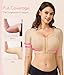 BRABIC Shaper Tops for Women Arm Compression Post Surgery Front Closure Bra Tank Top Shapewear (Beige, XL)