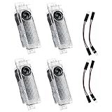 TIANMENSHAN Car Door Lights, 4 Pack LED Door Projector Logo Lights, Wireless Welcome Puddle Lights, Ghost Shadow Lights Compatible with 3/5/6/7/X1/X2/X3/X4/X5/X6/X7/Z/M/GT Series