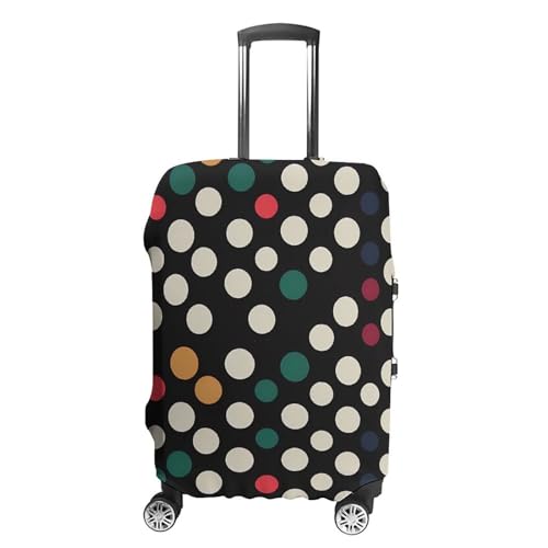Housse de valise lavable et anti-rayures taille L motif fleurs et animaux pour grand bagage