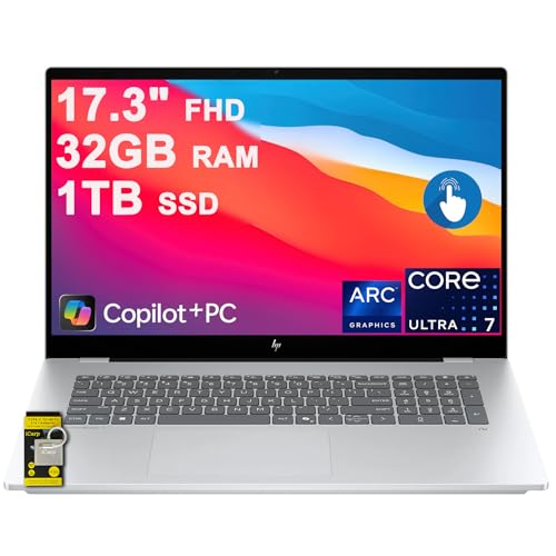 HP OmniBook 7 Laptop 17.3" FHD IPS Touch Intel 8-core 32GB 1TB SSD miniatura 1