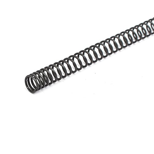 sourcingmap 1mmx9mmx305mm Manganese Steel Compression Springs Black 2pcs - Image 3
