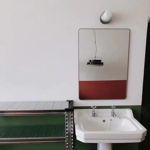 Aplique de pared moderno de vidrio blanco con interruptor de cadena para bano y pasillo 3