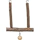 Trixie 5831 Natural Living Trapezschaukel mit Glocke, 12 × 15 cm