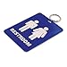 Lucky Line - Unisex Restroom Pass Key Tag, Plastic with Split Key Ring Keychain Identifier for Restaurant, Office, Gas Station, 1 Per Pack (53201)